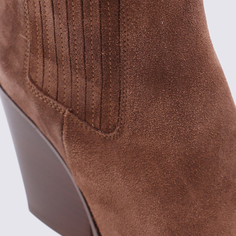 Paris Texas Camel Suede Boots