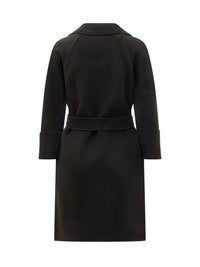 'S Max Mara Max Mara Studio Black Wool Coat