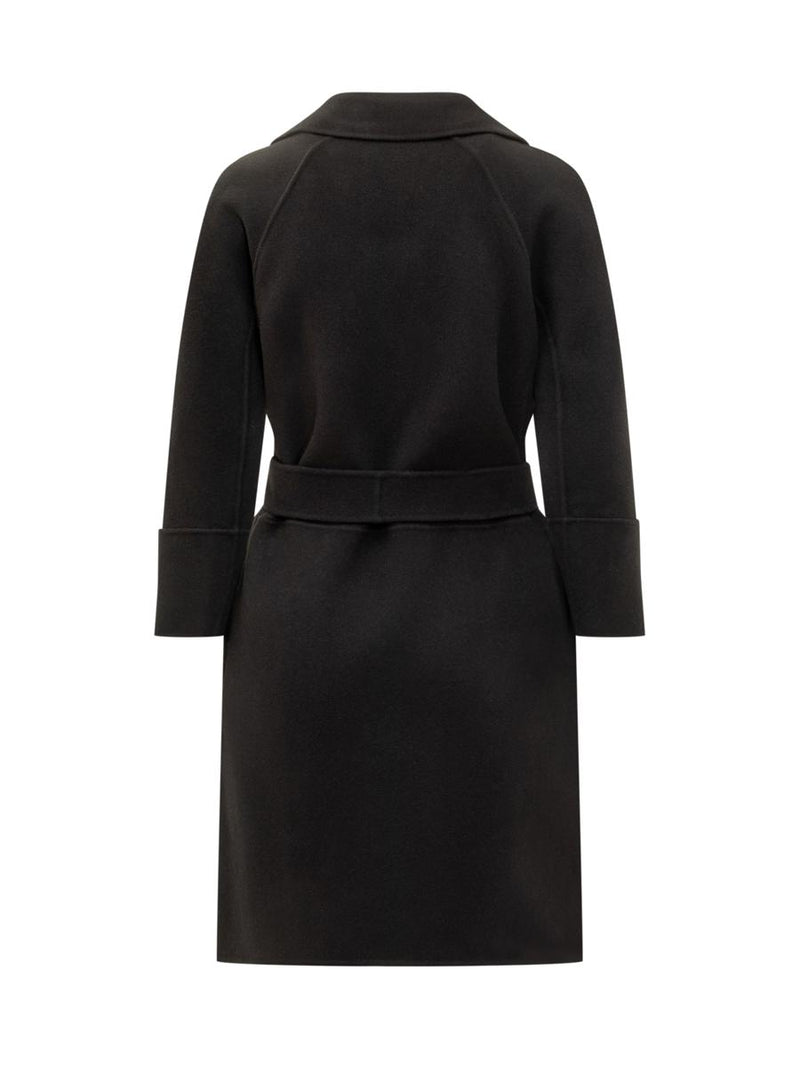 'S Max Mara Max Mara Studio Black Wool Coat