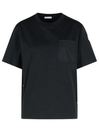 Moncler Black Cotton T-Shirt