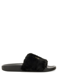 Versace Jeans Couture Slide Sandal With Logo
