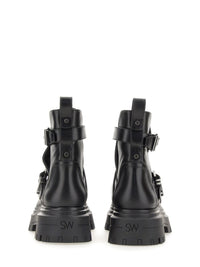 Stuart Weitzman Maverick Bedford Motorcycle Boot