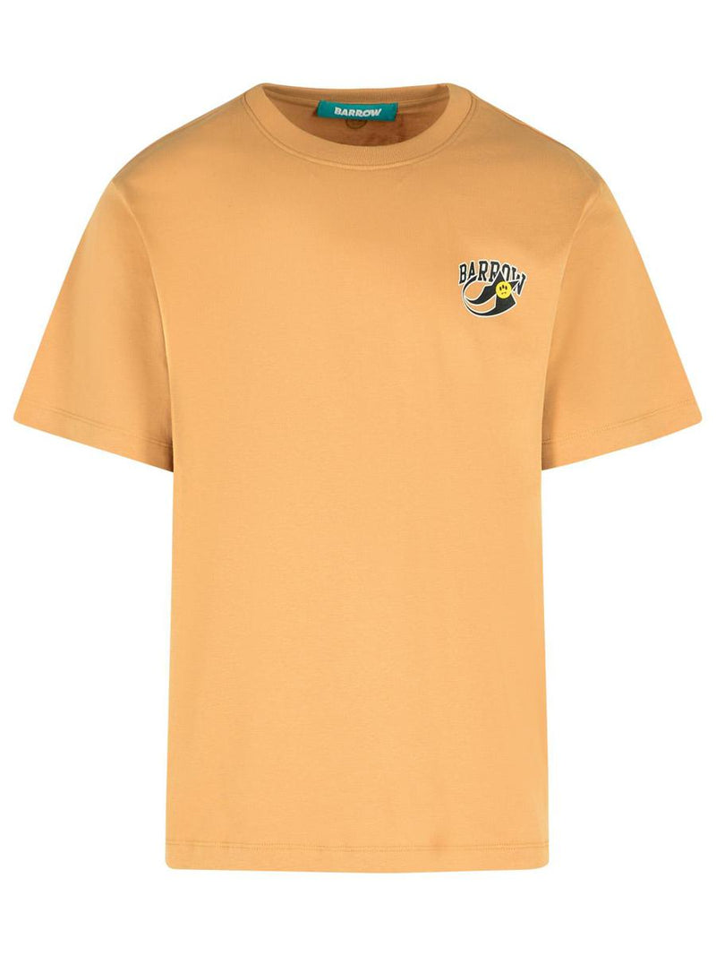 Barrow Beige Cotton T-Shirt