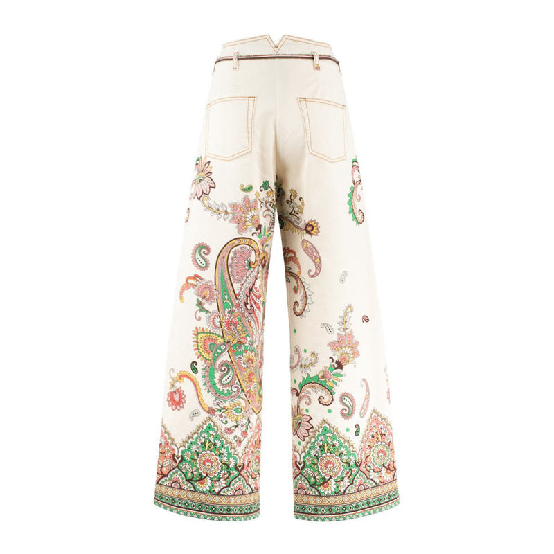 Etro Paisley Print Culotte Jeans
