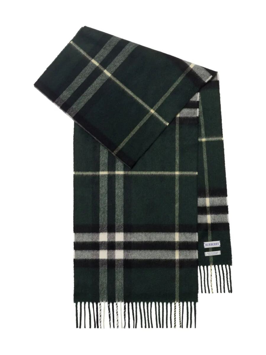 Burberry Giant Check Cashmere Scarf Accessories – BALTINI Burberry Giant Check Cashmere Scarf Accessories – BALTINI