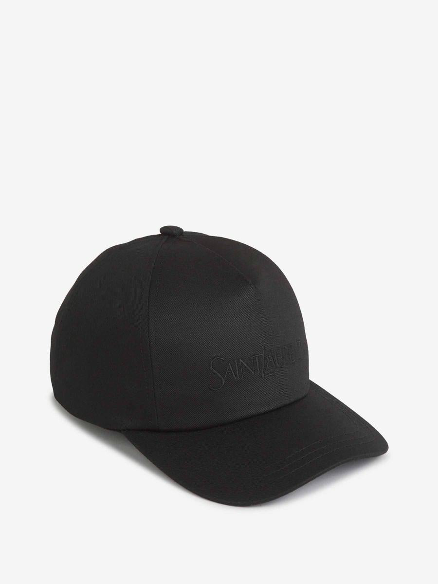 Saint Laurent Cotton Logo Cap