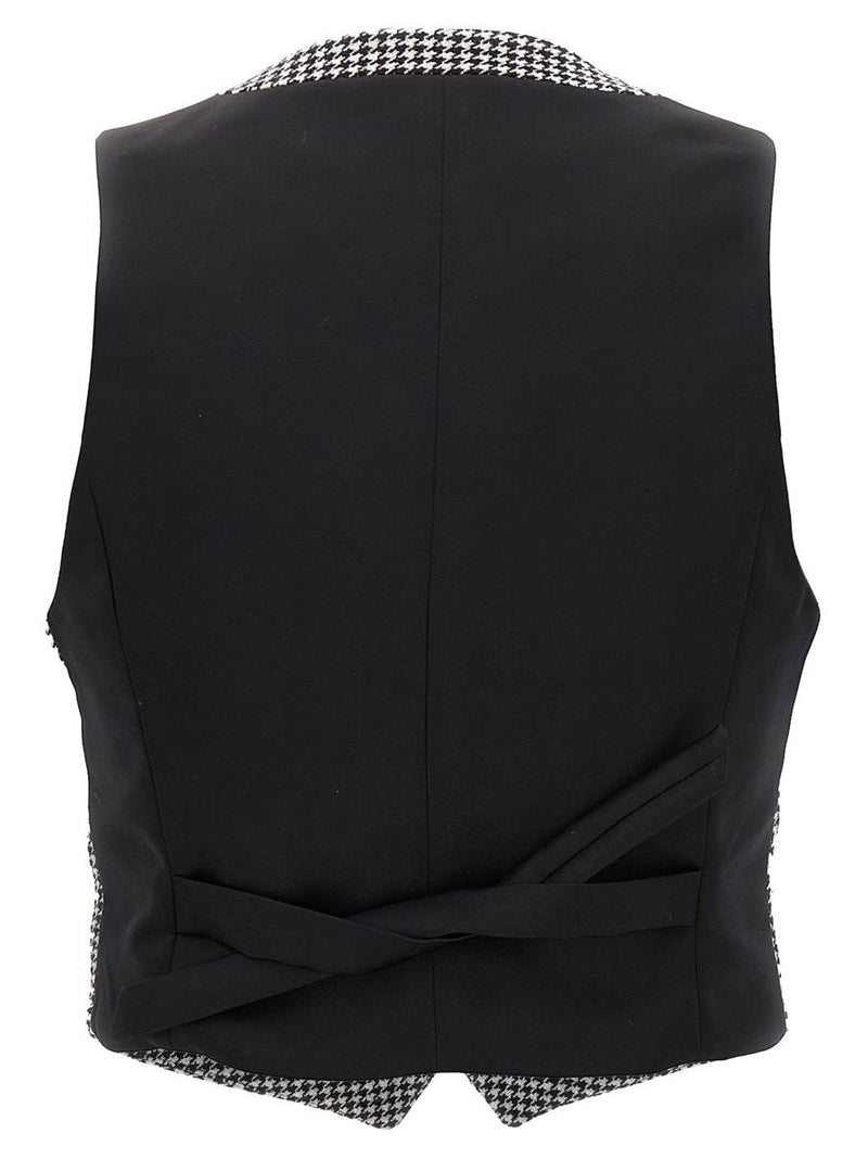 Alexandre Vauthier Houndstooth Waistcoat