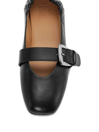 Ganni Black Ballerina Flats