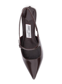 Bordeaux Pumps With Pointed Toe Design In Leather Woman