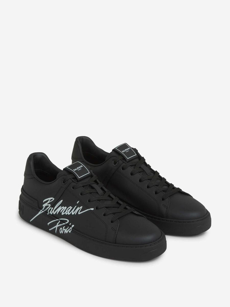 Balmain B-Court Leather Sneakers