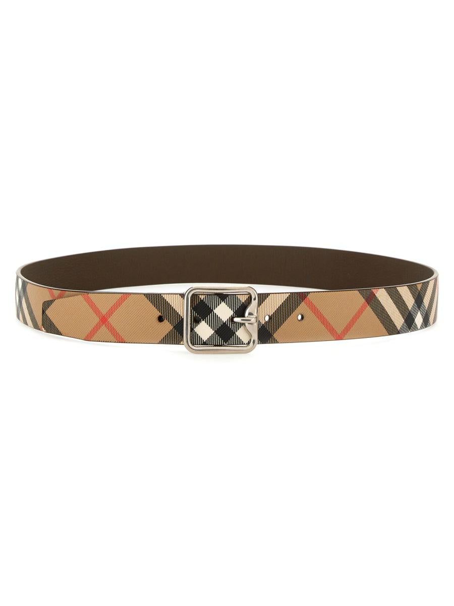 Burberry Reversible Belt "Check B"