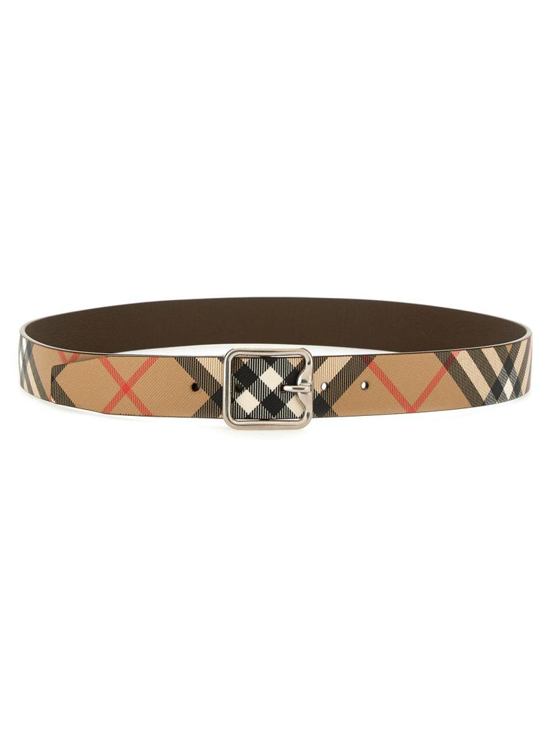 Burberry Reversible Belt "Check B"