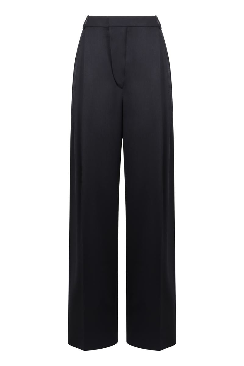 Victoria Beckham High-Waist Wide-Leg Trousers