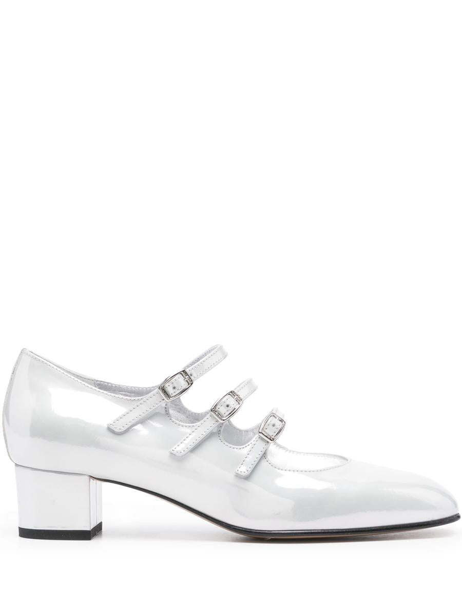 Carel Paris White Reflex Patent Leather M Shoes