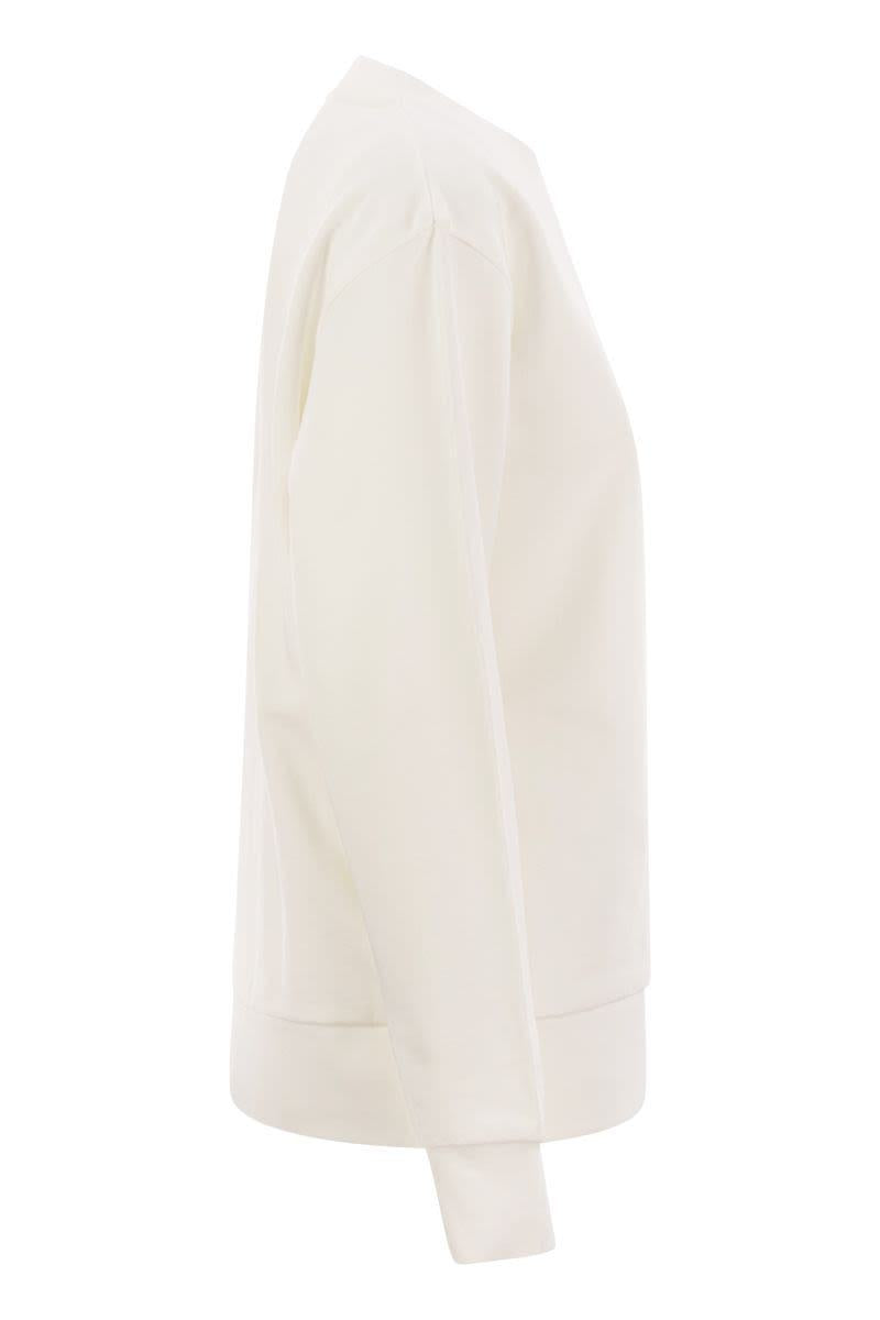 Moncler Logo Sweatshirt With Crystals