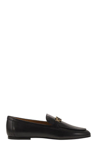 Tod'S Leather Loafer With Accessory