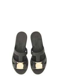 Salvatore Ferragamo Slide Sandal "New Vara"