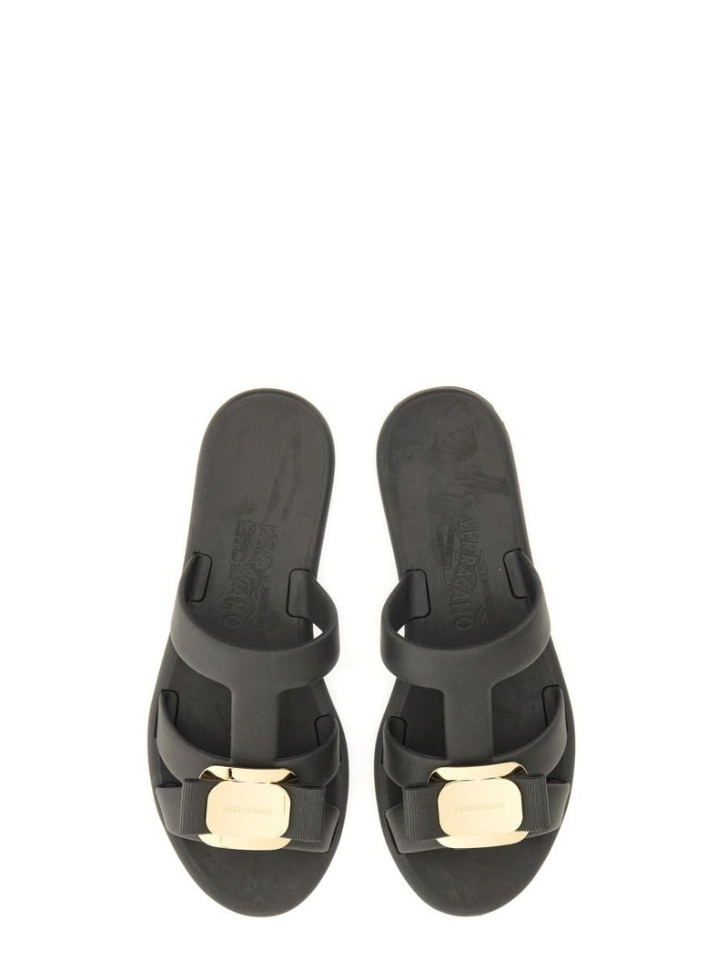 Salvatore Ferragamo Slide Sandal "New Vara"