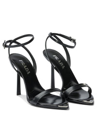 Prada Brushed Leather Sandals
