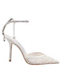 Jimmy Choo Mesh Slingback With Micro Crystal Appliqués