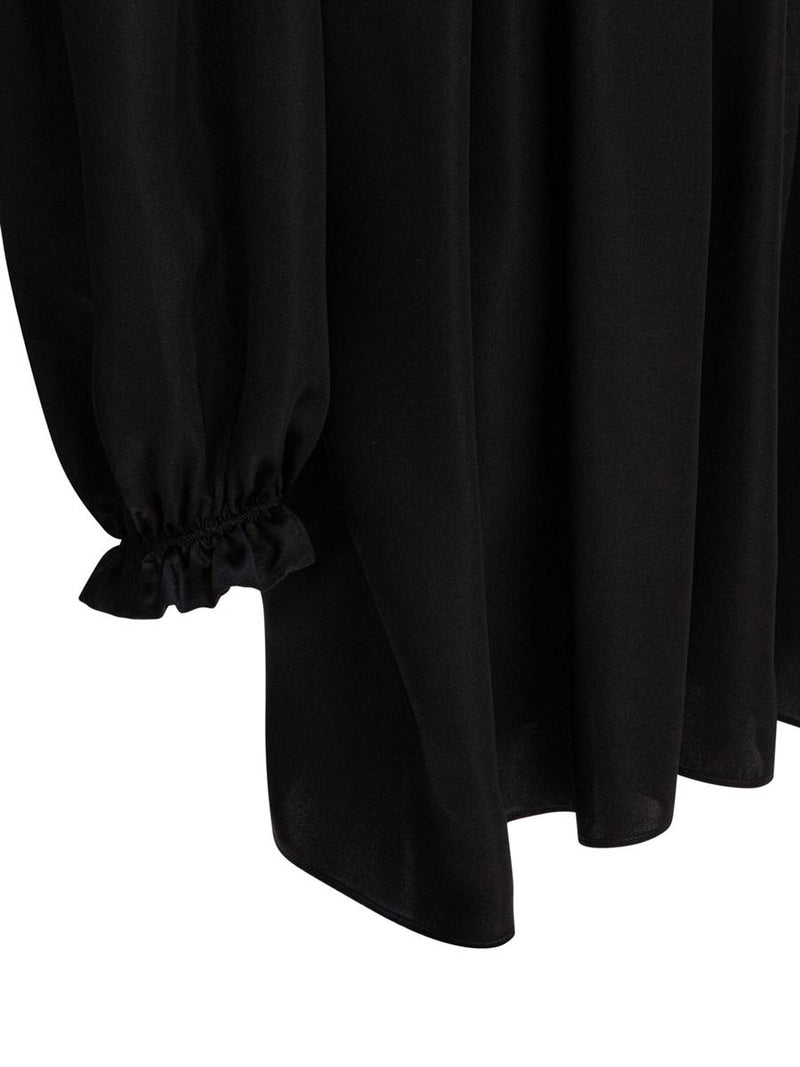 Balenciaga Lace-Up Blouse