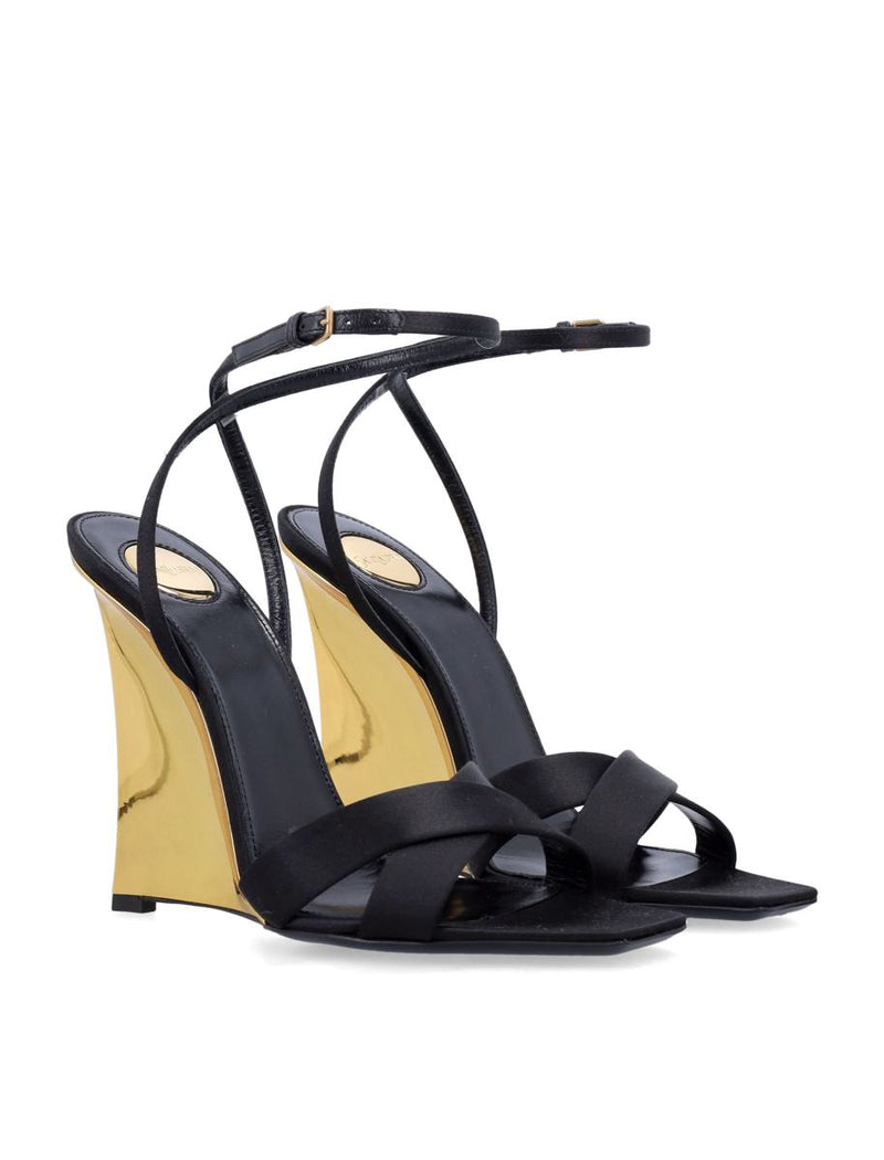 Saint Laurent Lucienne Sandal Wedges