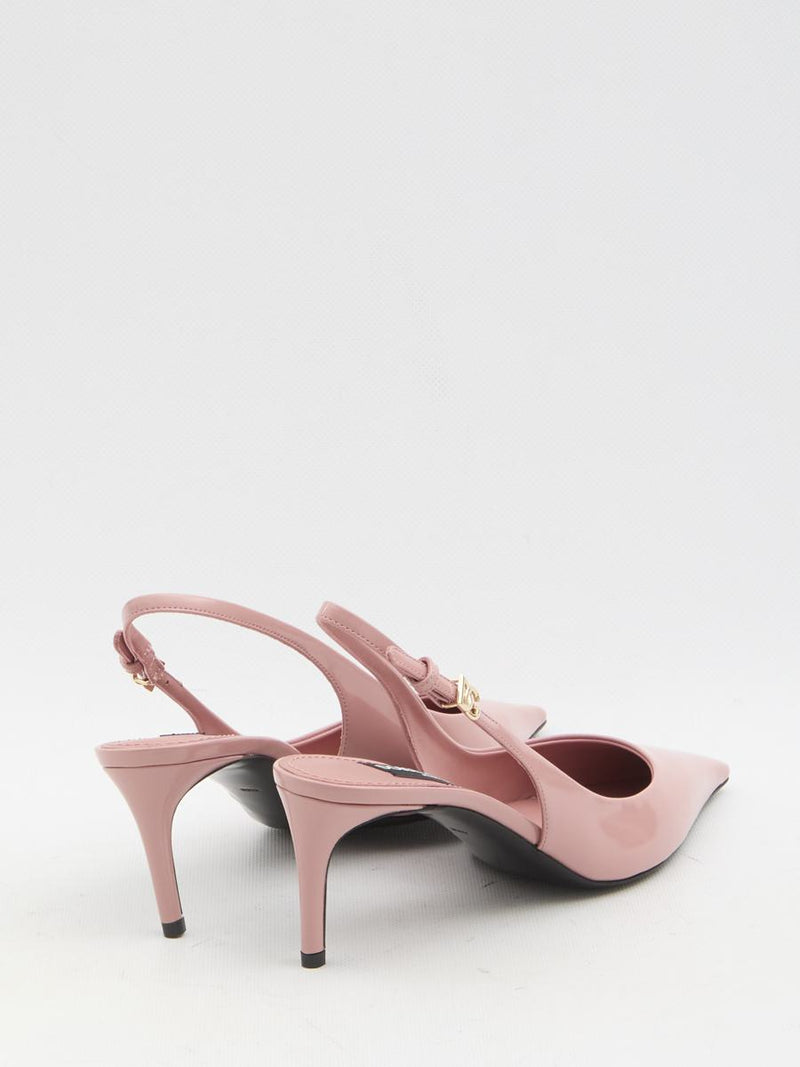 Pointed-Toe Slingback Pumps