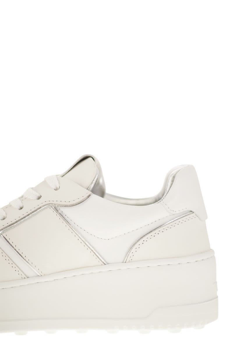 Tod'S Leather Platform Sneakers