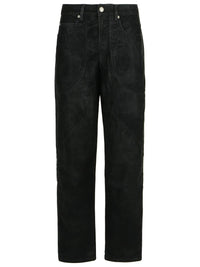 Isabel Marant Étoile 'Kelvina' Black Faux Leather Pants