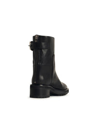 Jimmy Choo 'Brooklyn' Black Leather Ankle Boots