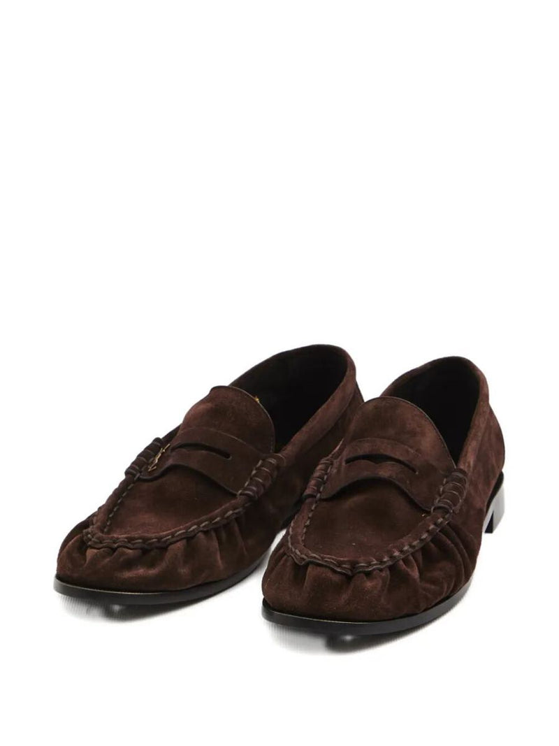 Saint Laurent Le Loafer In Suede Shoes