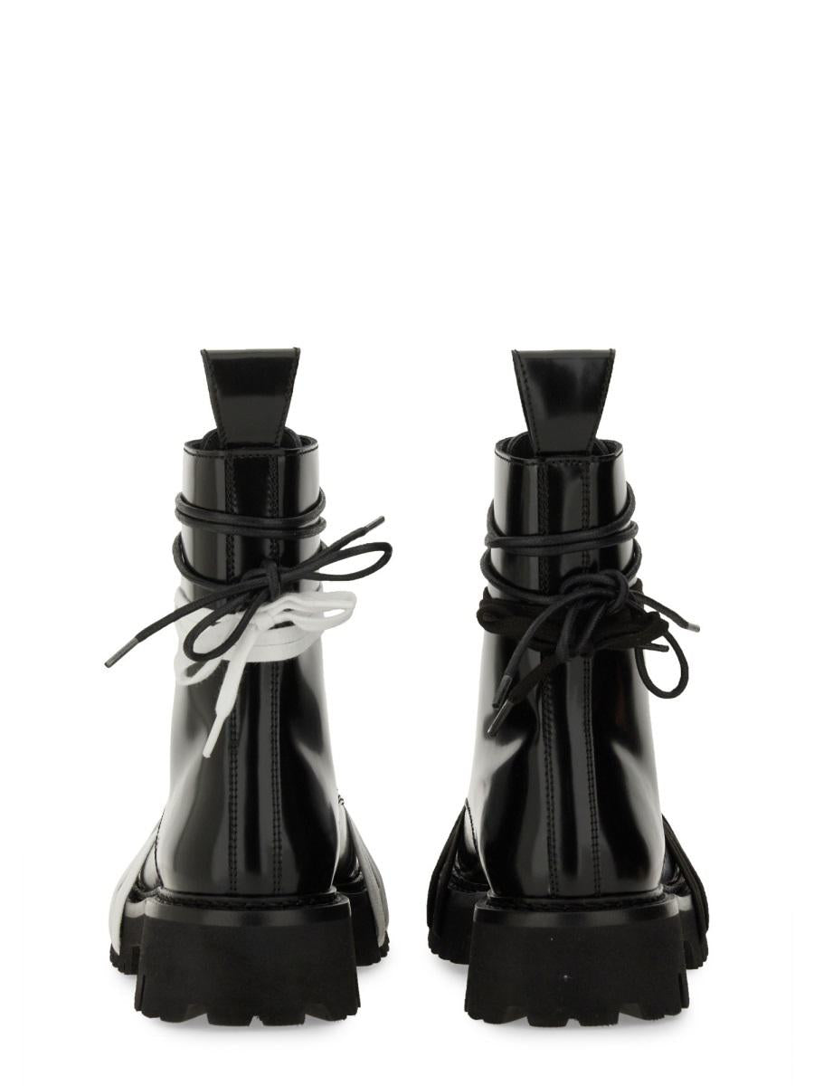 Moschino Lace-Up Boot