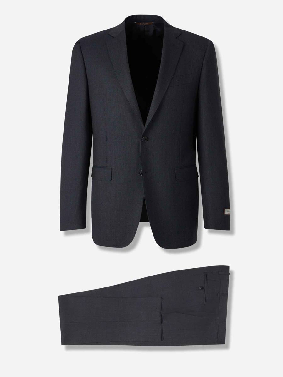 Canali Straight Wool Suit – BALTINI