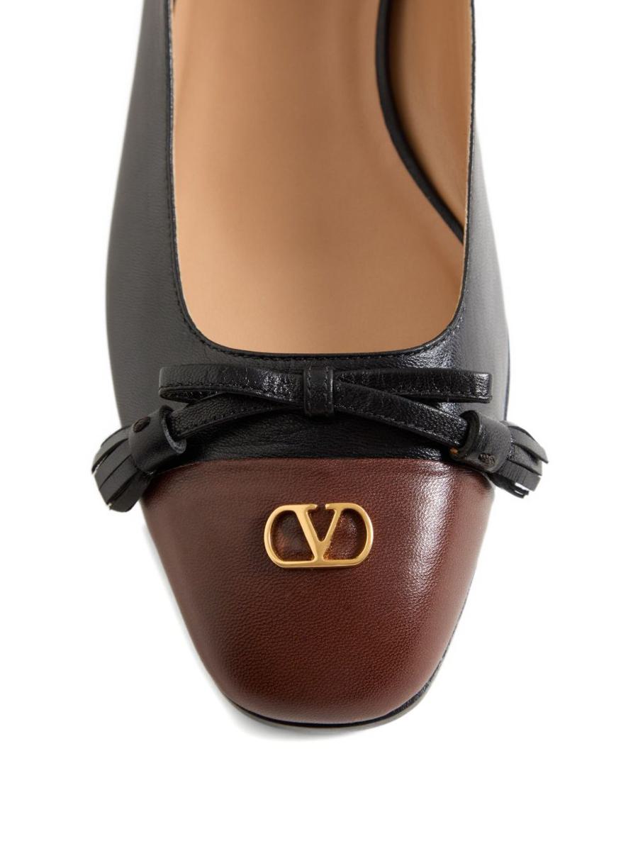 Valentino Garavani Valet Du Roi Leather Ballets