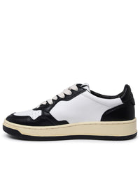 Autry Black And White Leather Medalist Sneakers