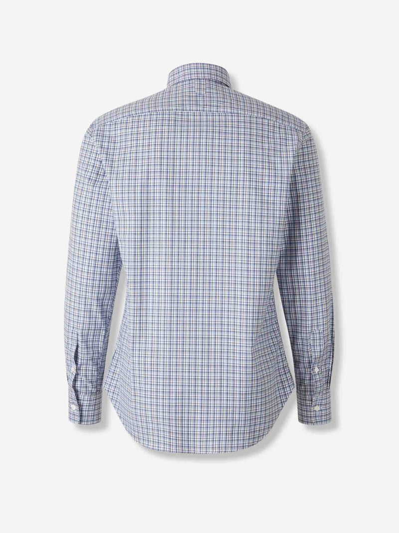 Canali Check Pattern Shirt