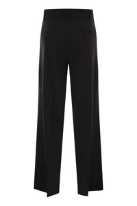 Weekend Max Mara Visivo - Wool Palazzo Trousers