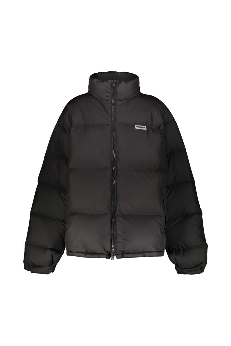 Vetements Logo Puffer Jacket Clothing