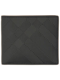 Burberry Embossed Check Wallet