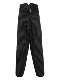 Youths In Balaclava Unisex Pinstripe Trousers Woven Clothing