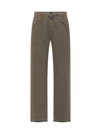 Amish Amish Brown Straight-Legged Pants