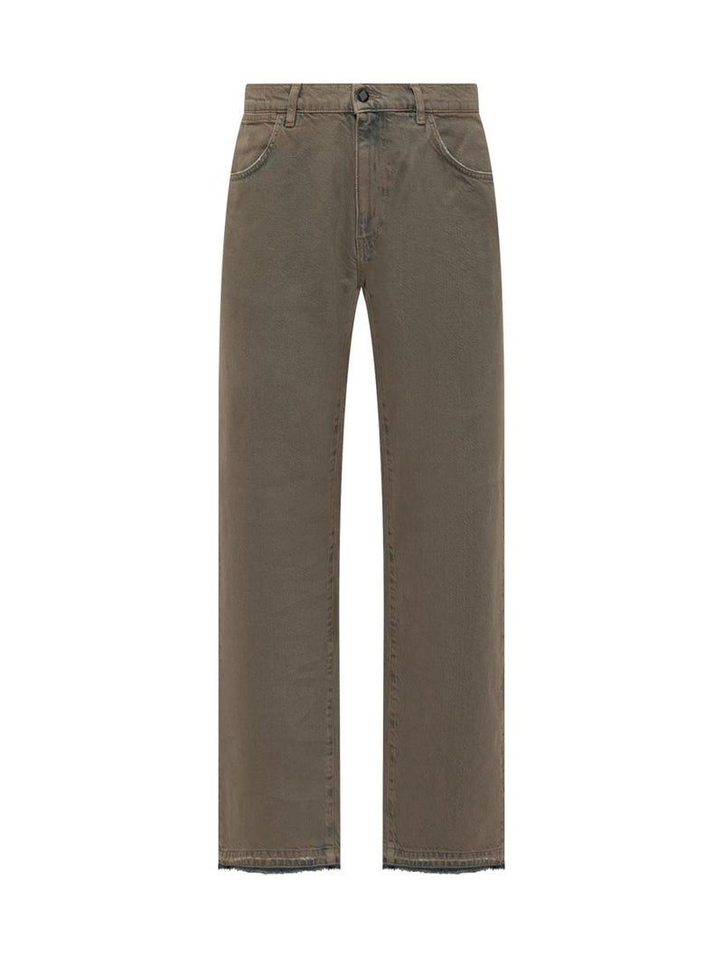 Amish Amish Brown Straight-Legged Pants