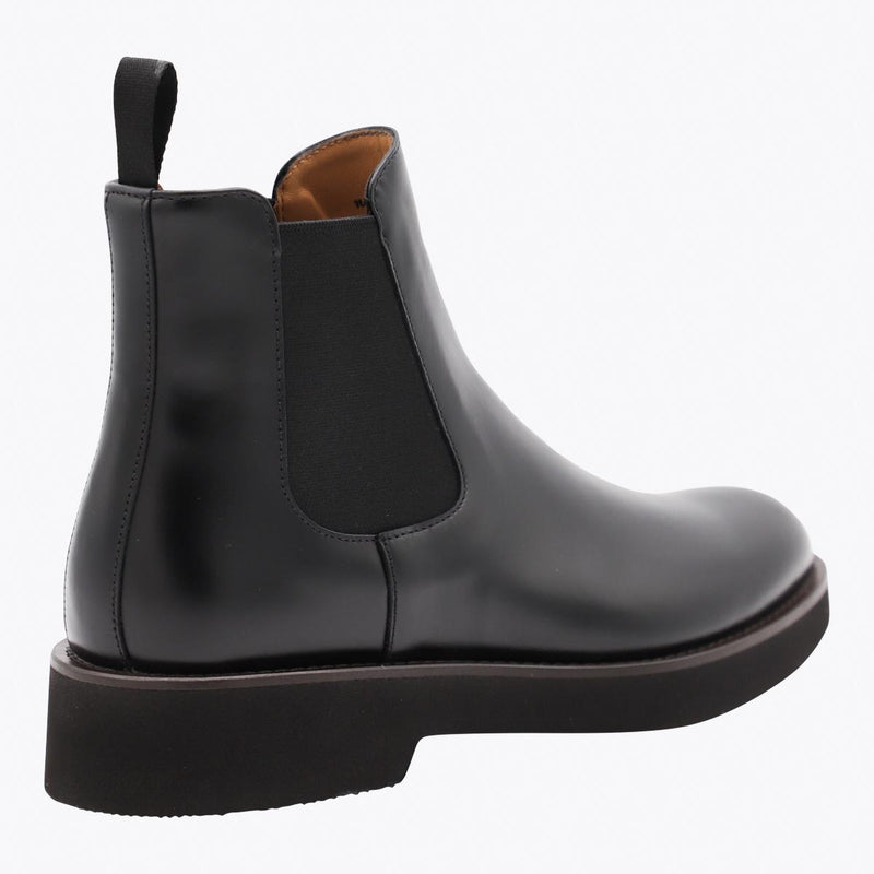Church'S Black Leather Monmouth Boots