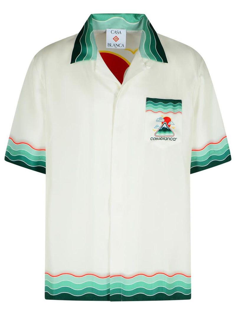 Casablanca White Silk Shirt