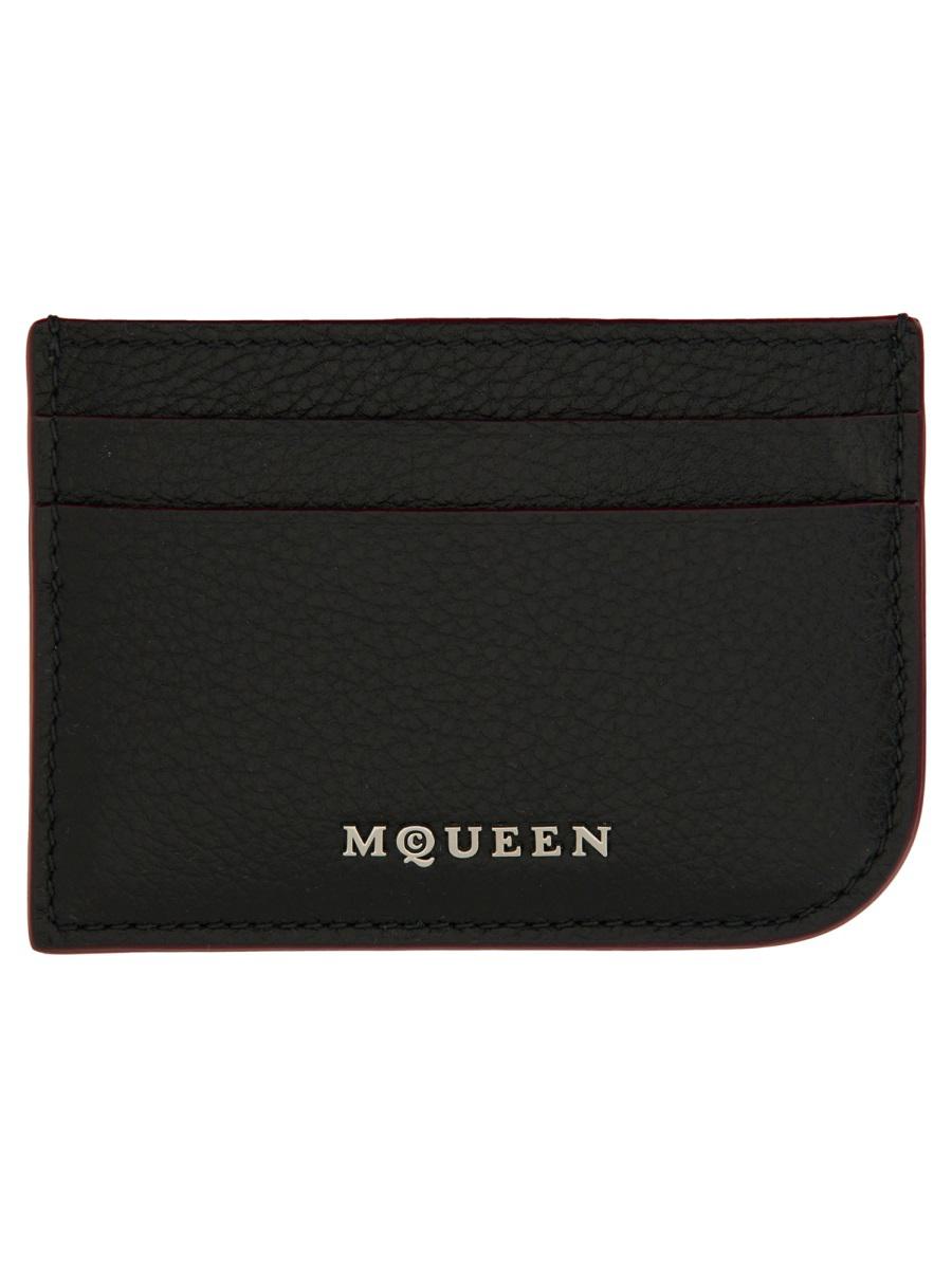Alexander McQueen Leather Card Holder