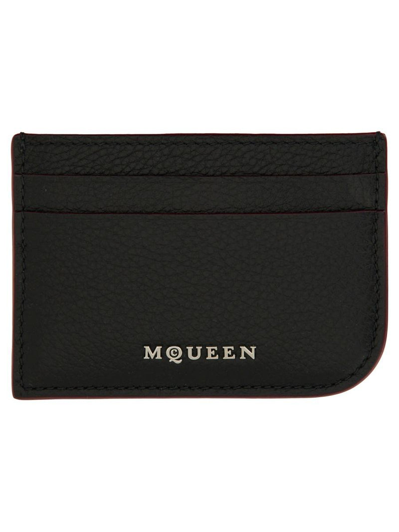 Alexander McQueen Leather Card Holder