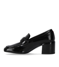 Halmanera Glaze Black Heeled Loafer