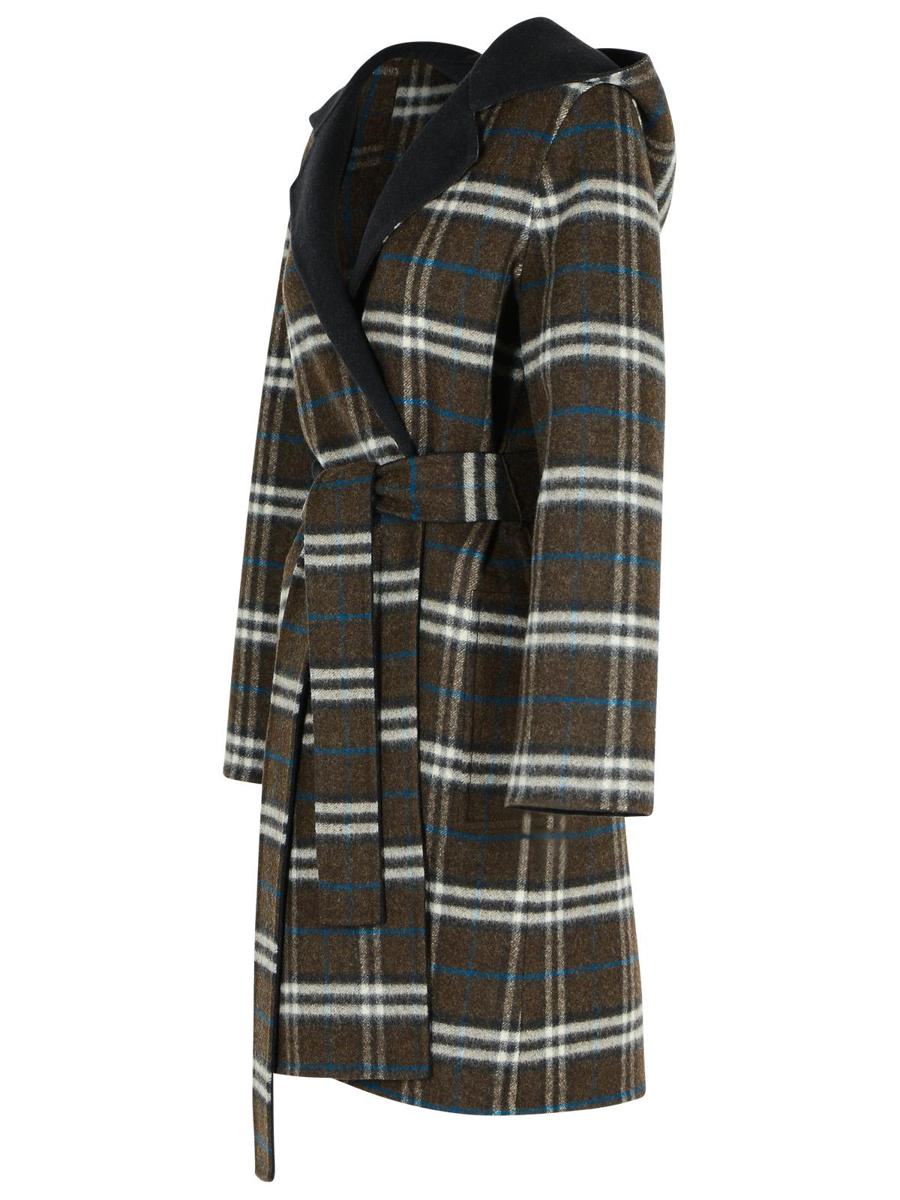 Burberry 'Hampshire' Reversible Black Wool Coat