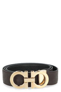 Salvatore Ferragamo Gancini Reversible Leather Belt
