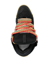 Lanvin Leather Curb Sneakers Shoes